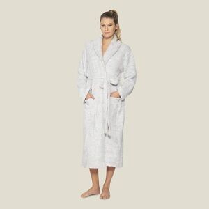 Barefoot Dreams CozyChic Adult Robe in Ocean/White